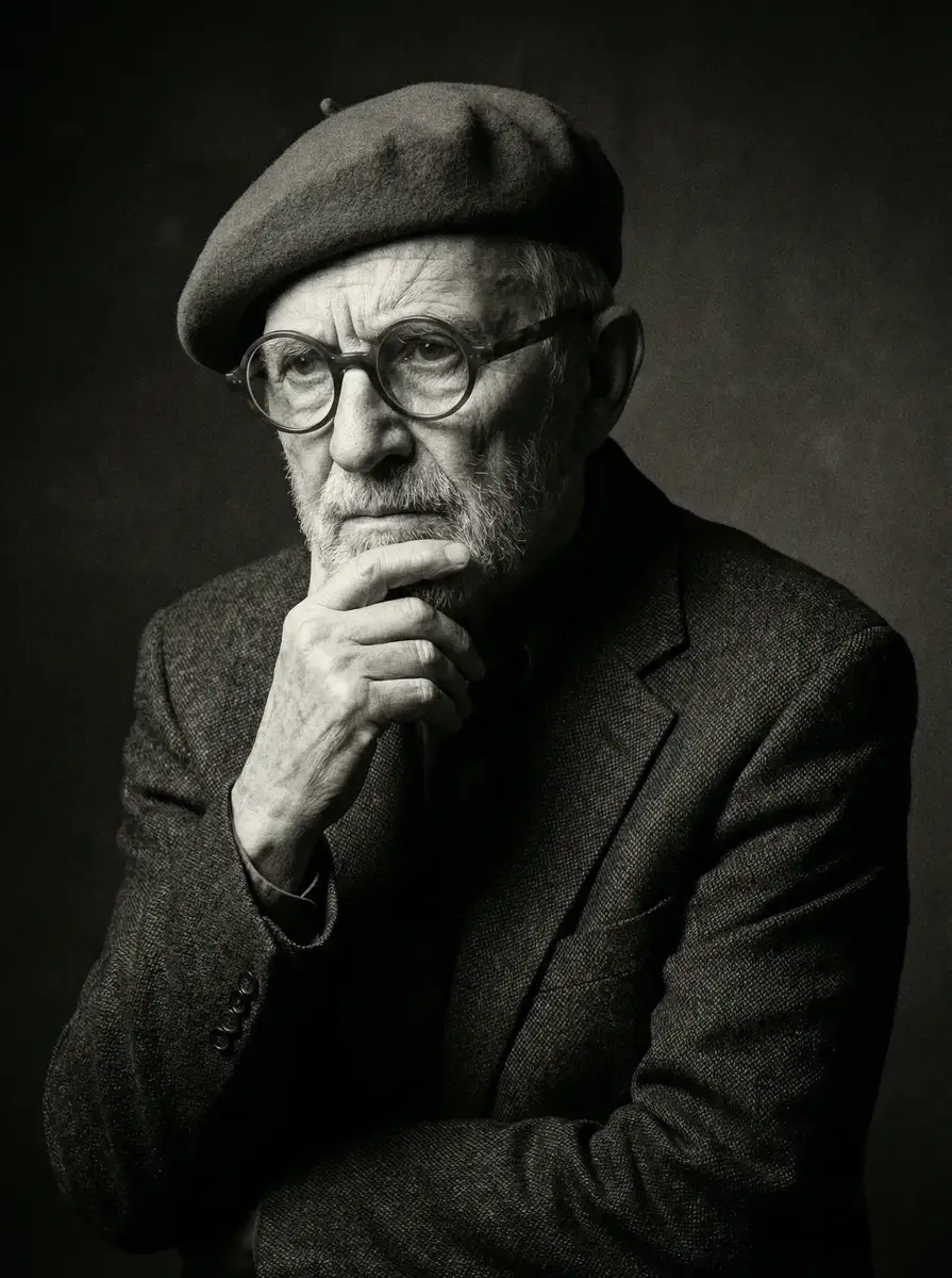 电影导演黑白肖像 - 今日致敬的 九色 领域先驱